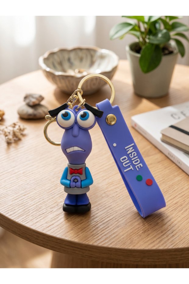 Reversed Face Themed 3D Figure Keychain – Silicone Character Keychain, Bag Ornament, and Gift