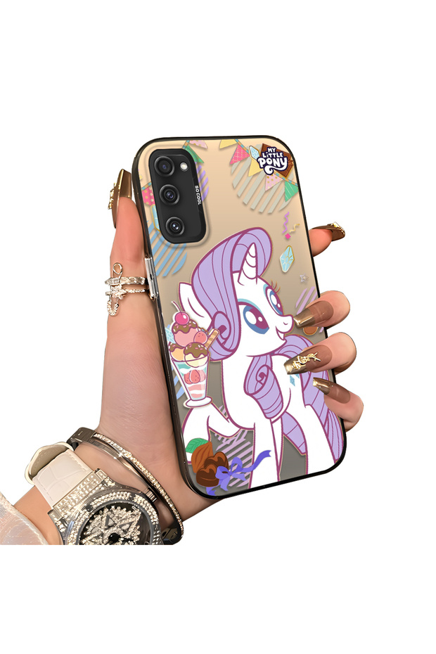Rarity Pattern Phone Case for Samsung Galaxy S20 Fe 4G/5G Compatible Acrylic Hard Back Panel with Silicone Edges