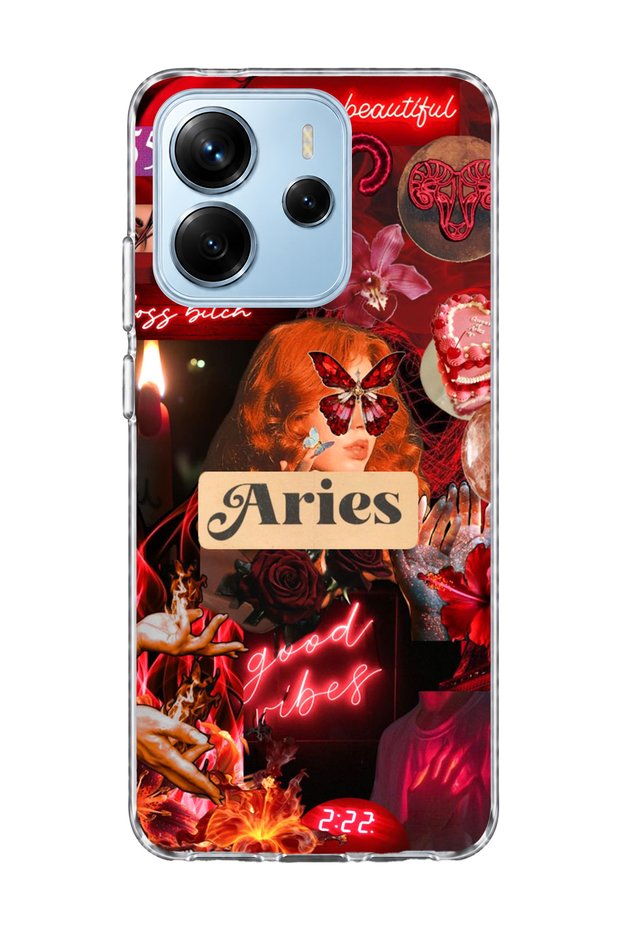 Redmi Note 14 4g Compatible Smiling Face Daisy Printed Transparent Phone Case