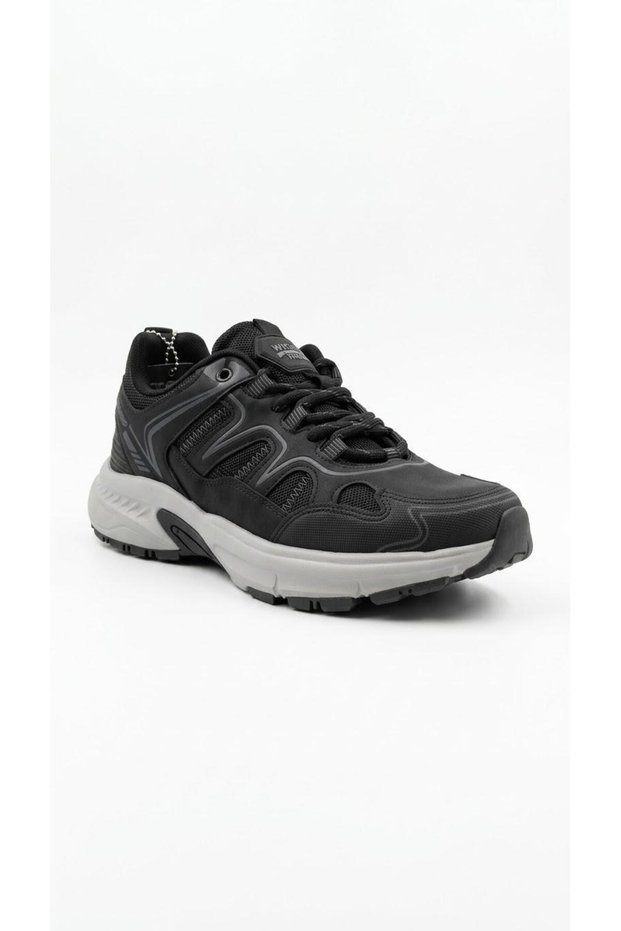 Black-Smoked Men's Sports Shoes 024.2919