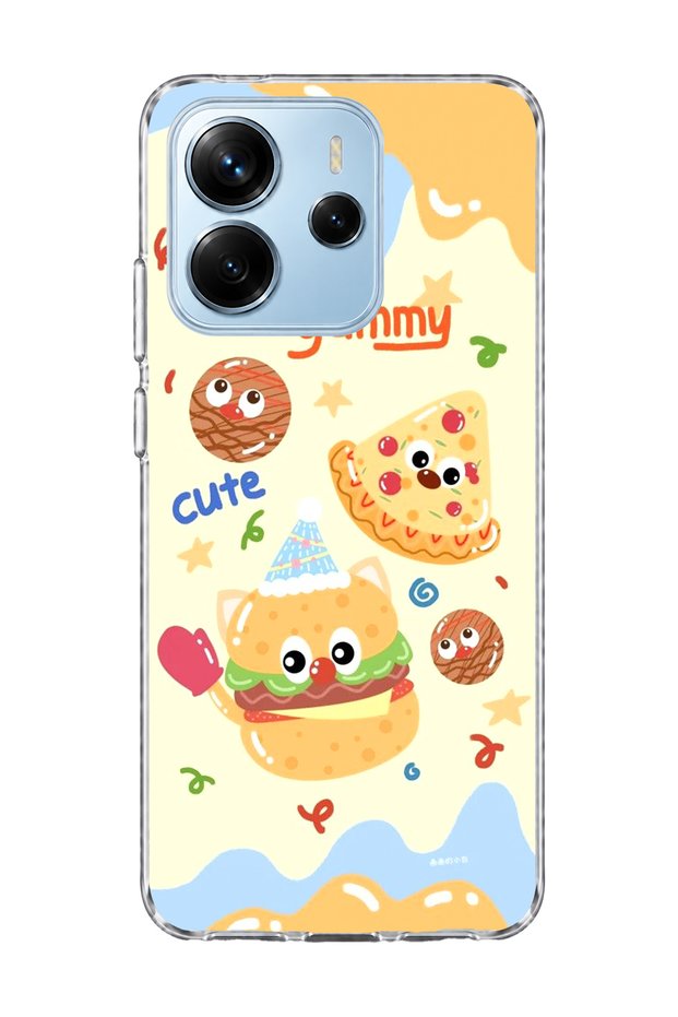 Redmi Note 14 4g Compatible Leo Zodiac Sign Printed Transparent Phone Case