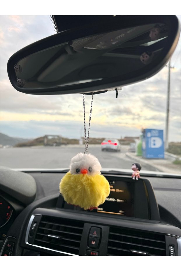 Car Rear View Ornament Chick Rear View Ornament Duck Rear View Ornament Auto Pendant
