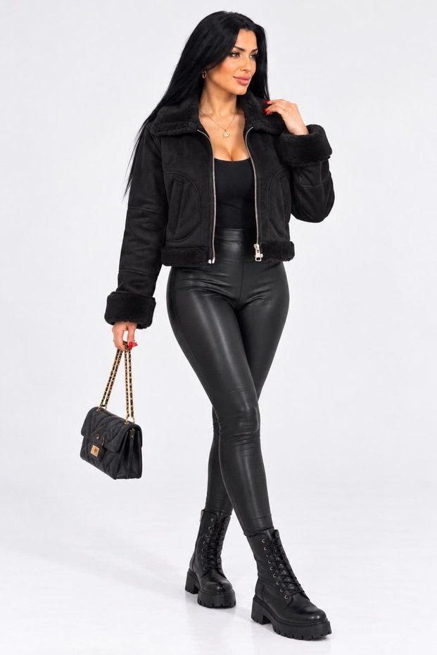 Napa Fur Suede Coat