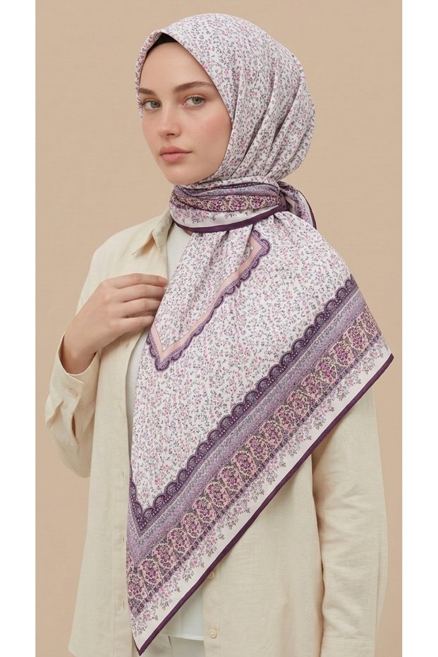 Rosena 120*120 cm Italian Chiffon Scarf