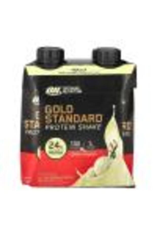 Gold Standard Protein Shake, 24 g Protein, Ready to Drink Protein Shake, Gluten Free, Vitamin C for Immune Support, Vanilla, 11 Fl Oz, Pack of 4 (Packaging May Vary)