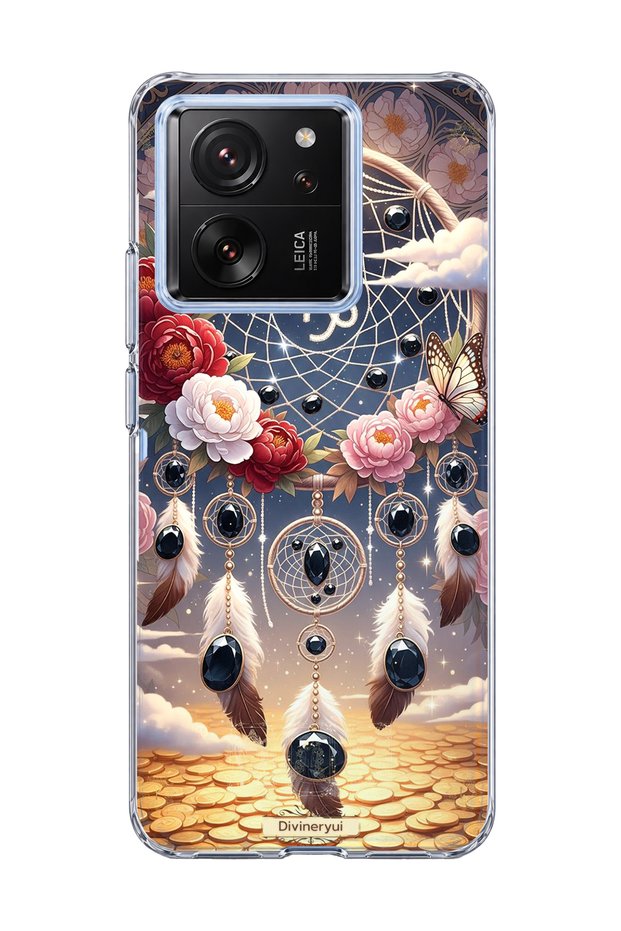 Mi 13t Compatible Capricorn Sign Printed Transparent Phone Case