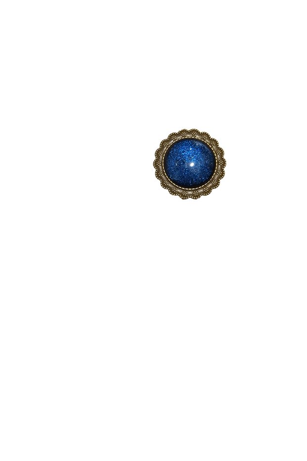 Elegant Blue Brooch
