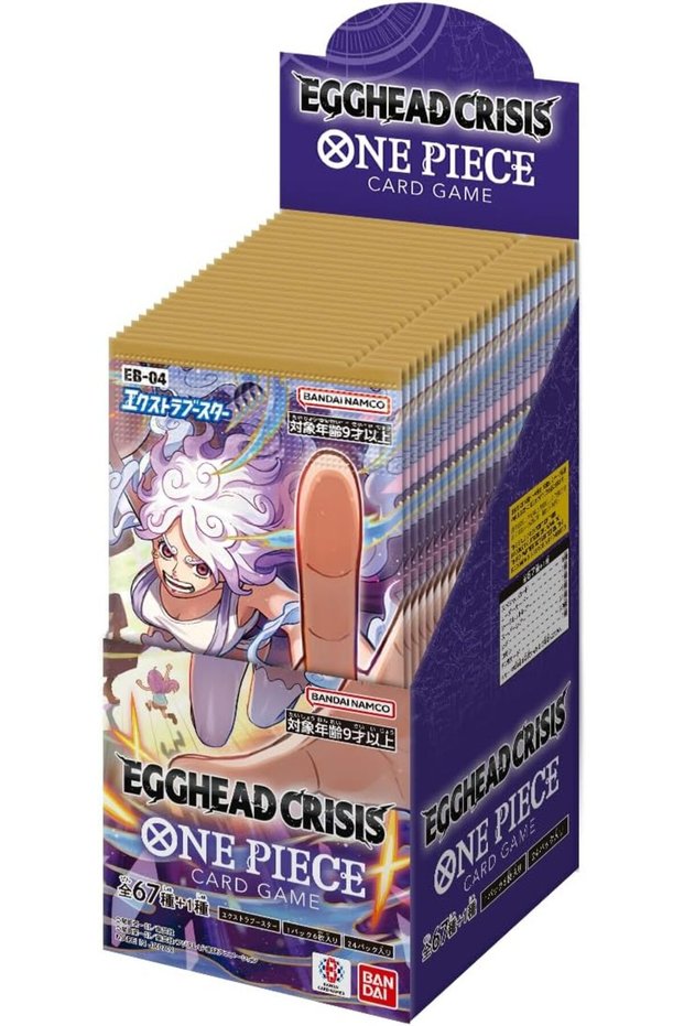 EGGHEAD CRISIS EB-04 One Piece Card Game Extra Booster (Box), 24 Packs