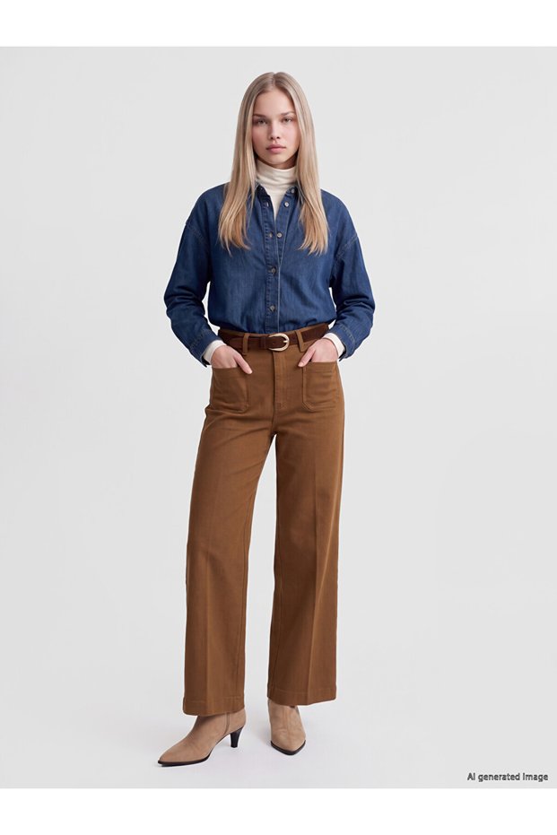 I Culotte Fit Women's Jean Pants from Freezen Store