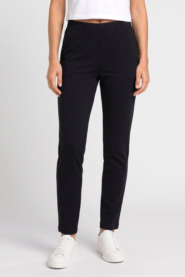 Women Solid Leggings, Black