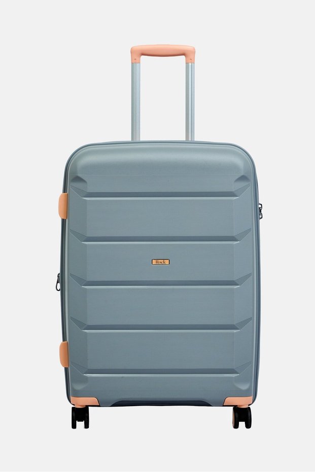 25 Inch Hardshell Check In Spinner Luggage, Grey