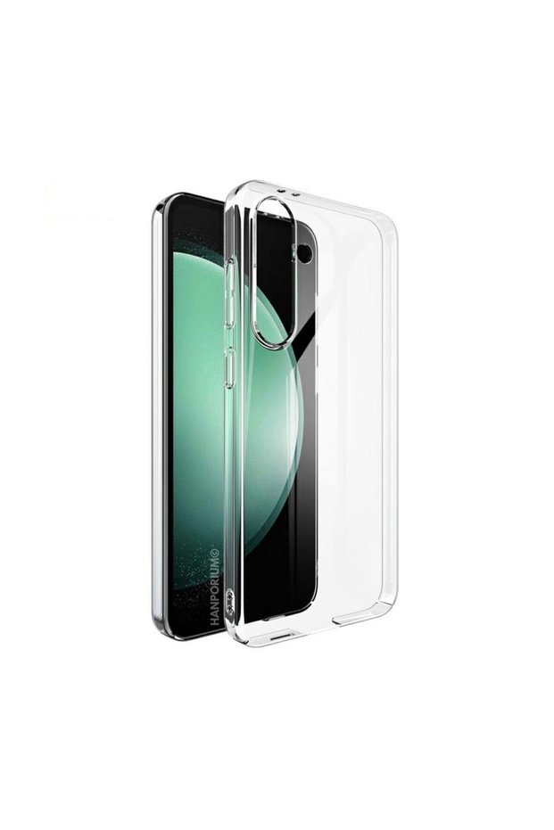For samsung galaxy s23 fe compatible clear silicone case-yellowing-proof hard slim cover