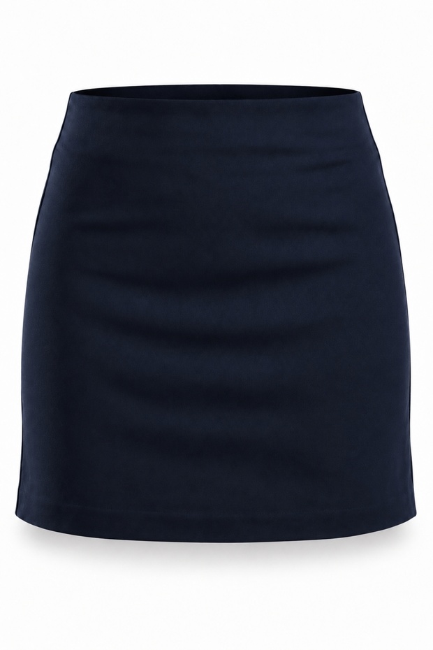 Navy Blue Mini Skirt 4612