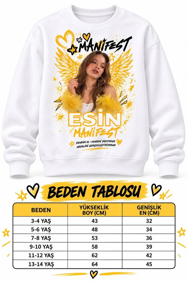 Manifest Esin Printed Children's Sweatshirt