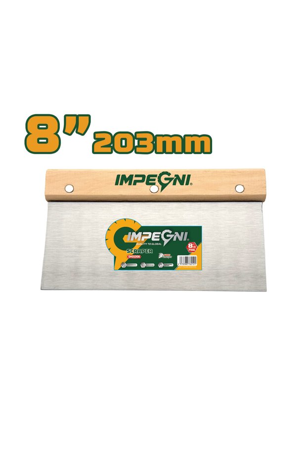 8" (203mm) Hand Scraper, Tool for Scraping and Removing Residue from Surfaces Suitable