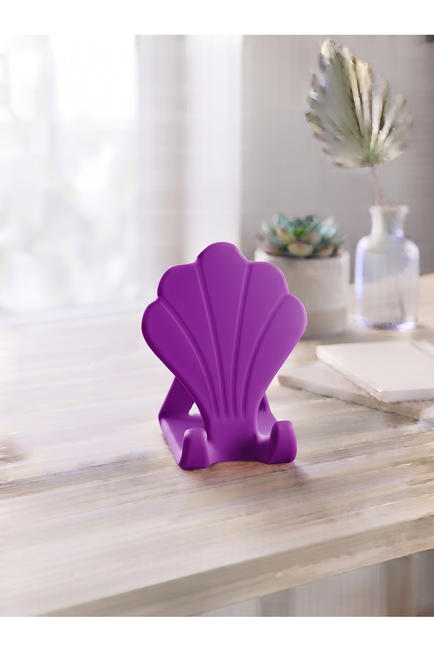 Sea Shell Desktop Phone Holder |   Decorative Oyster Phone Holder for Women