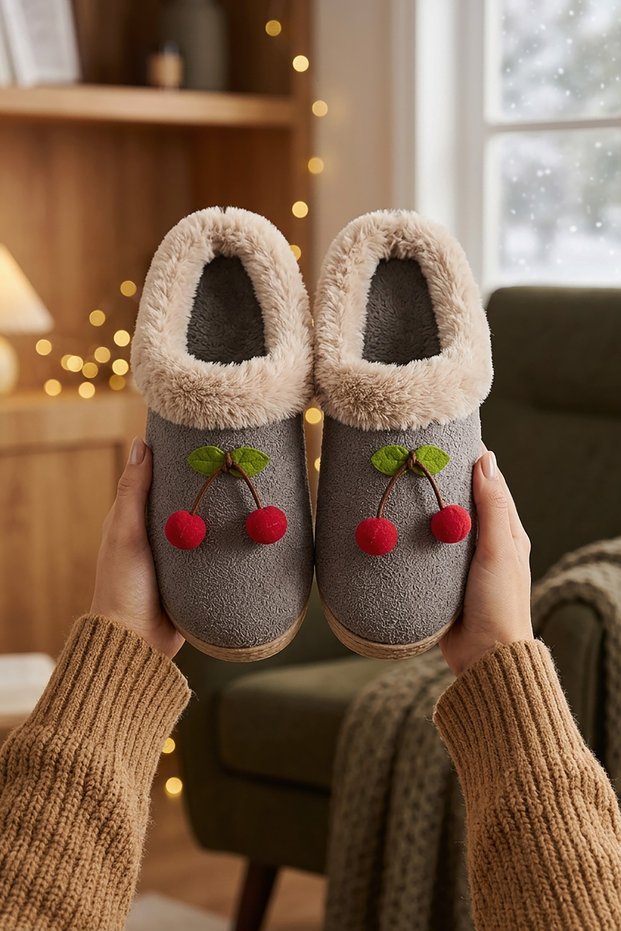 Women's Winter Slippers Furry Soft Casual Guest Dowry House Slippers