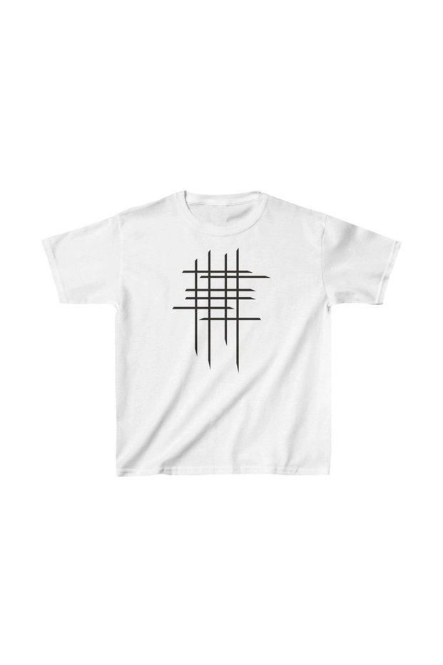 Children's Unisex Printed T-Shirt - White
