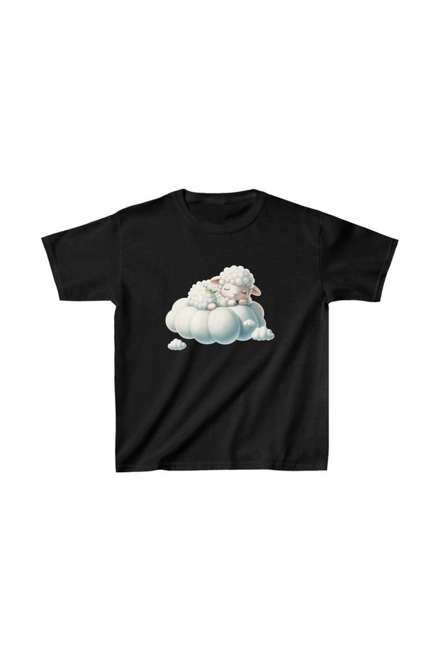 Unisex Kids Printed T-Shirt - Black