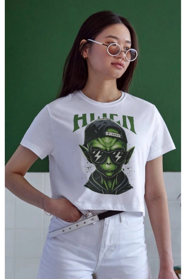 Unisex Oversize 24/1 Combed Cotton Dtf Printed T-Shirt - Dtf173