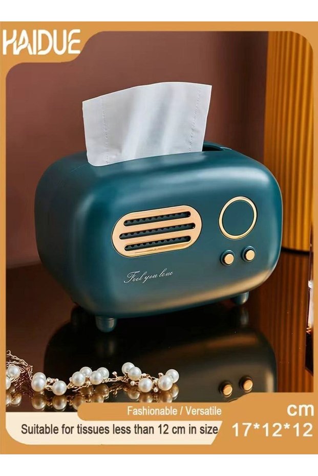 Tissue Box Retro Storage Antique Dispenser Storage Box Napkin Organizer Decorative Box Office Tissue Wet Wipes Storage Box For Home Office Bathroom