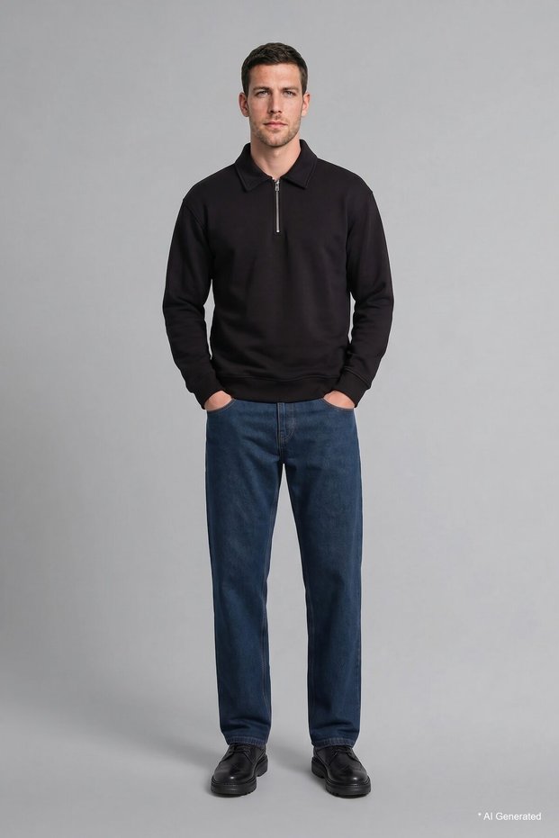 Sergio Regular Fit Normal Waist Pipe Leg Jean Trousers I2797Ax26Wn