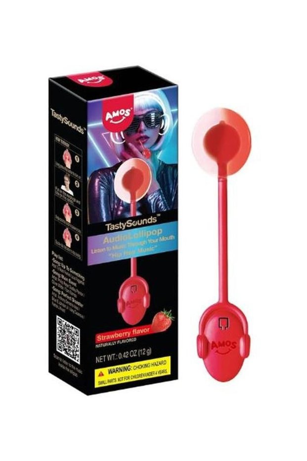 Musical Lollipop Strawberry Flavour Sugar-Free 12g