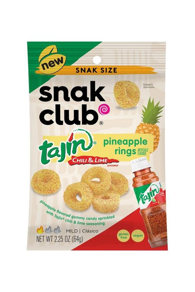 Tajin Chili & Lime Seasoned Pineapple Rings 64g