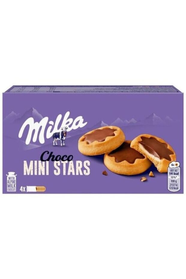 Choco Mini Stars Chocolate Biscuit Cookies 150g