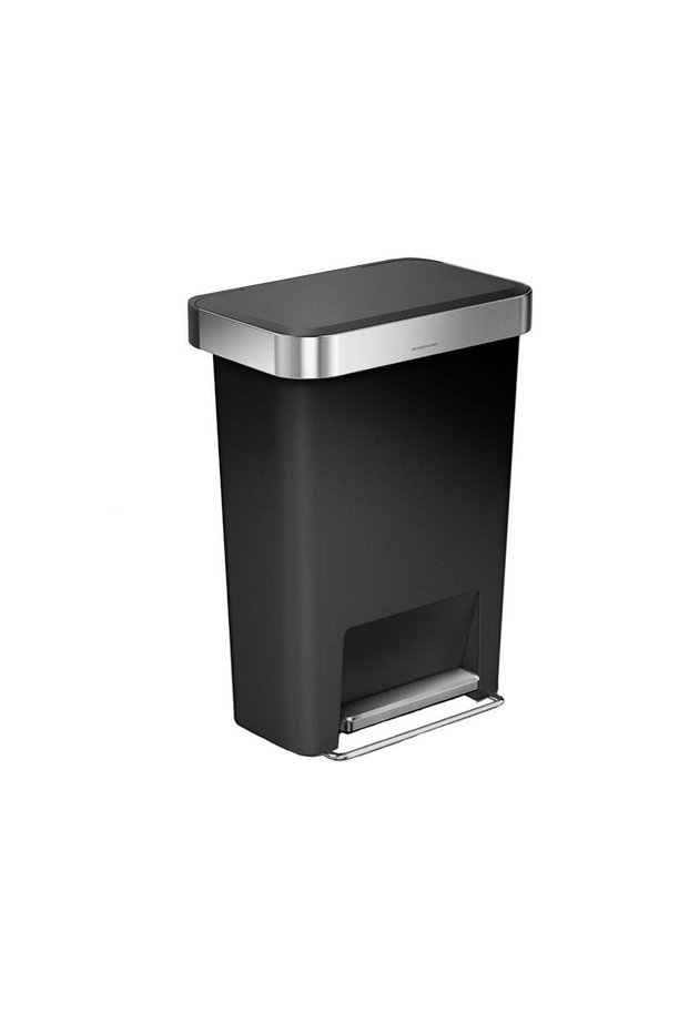 Pedal trash can, 45 L, plastic -