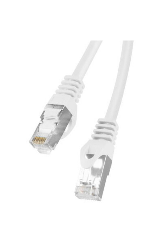 Cablu patch RJ45 cat.6 FTP 10m, Alb