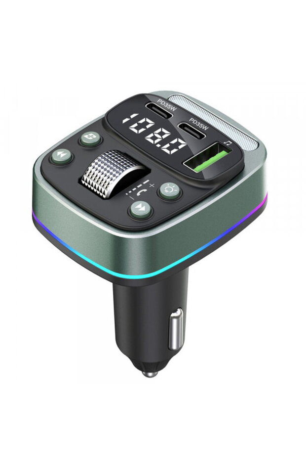 Модулатор FM Bluetooth EchoDrive, 1 x USB-A - 2 x USB-C