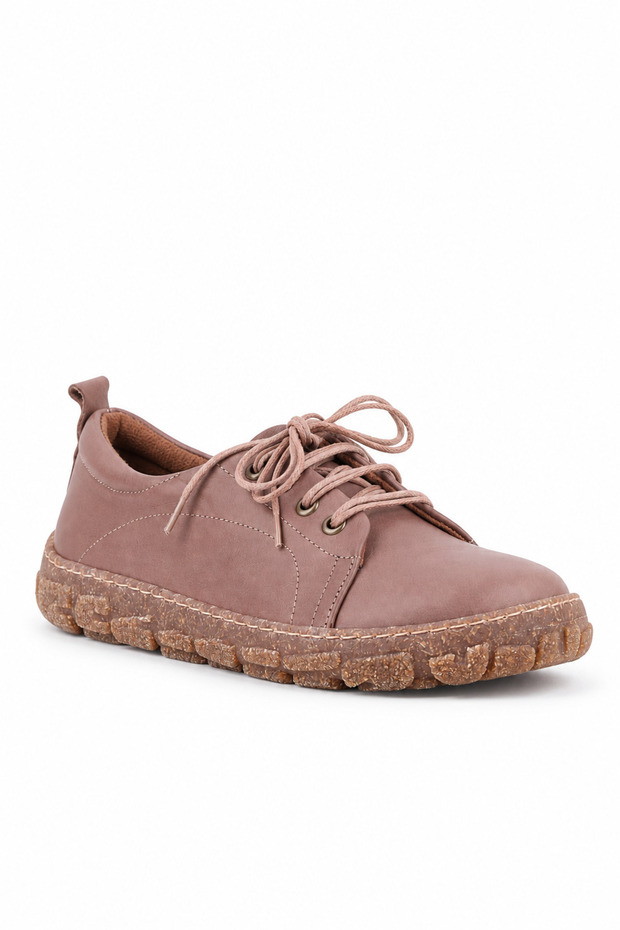 Evelina Genuine Leather Lace-Up Women's Casual Shoes