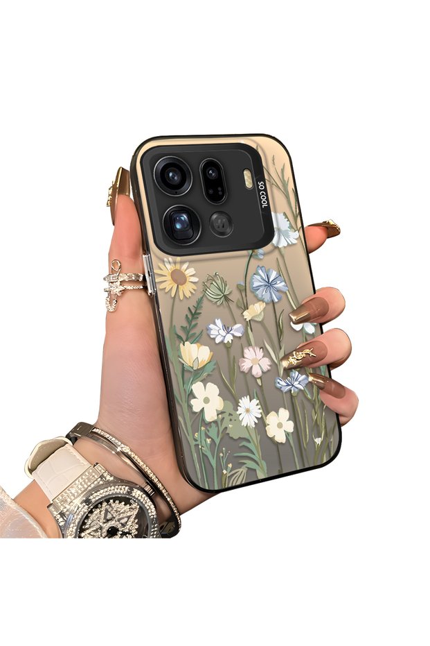 Oppo Find X9 Pro 5g Compatible Retro Wild Flowers Pattern Phone Case Shockproof Case