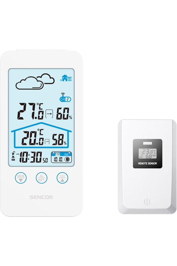 Digital thermometer, white