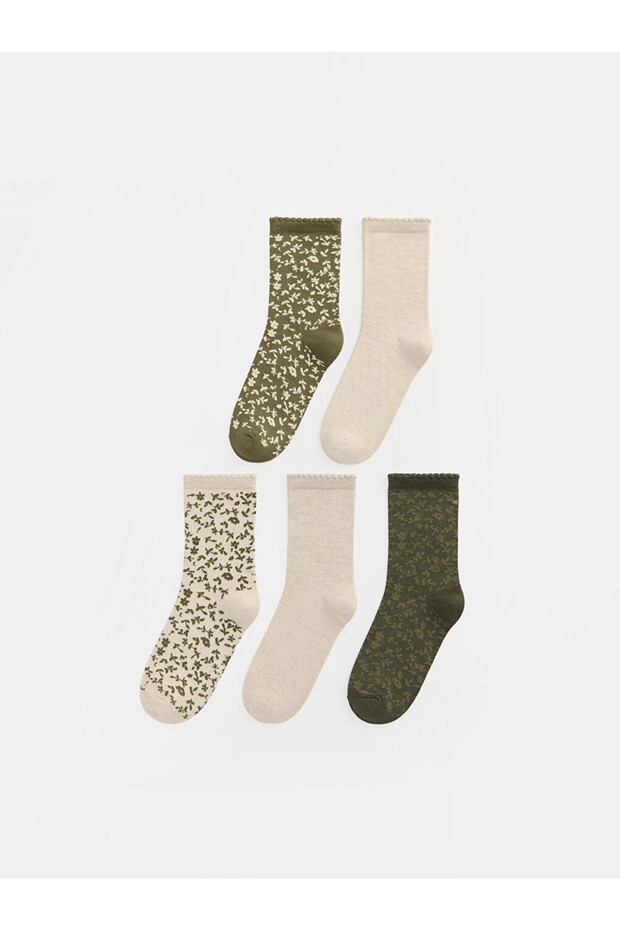I Floral Women's Socks 5-Pack from Freezen Store