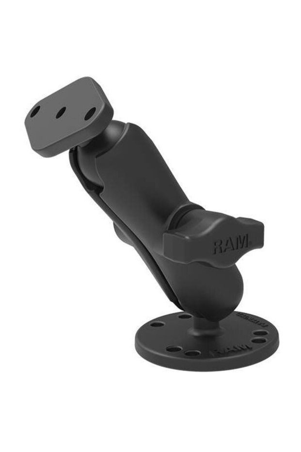 RAM® Double Ball Drill-Down Mount with Diamond Plate - Medium
