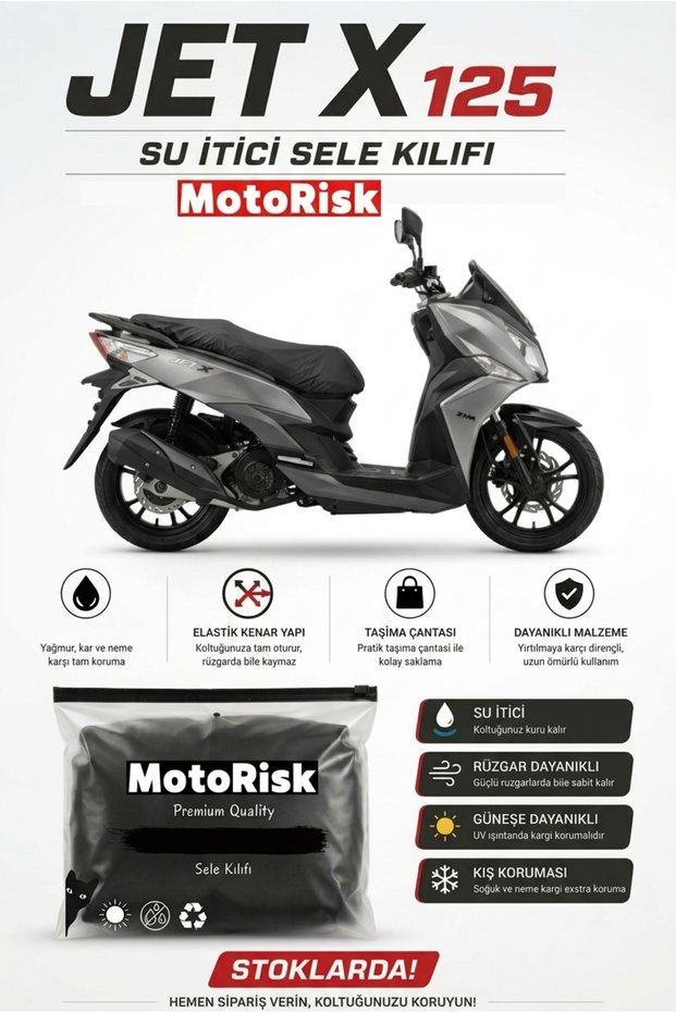 غطاء سرج مقاوم للماء متوافق مع Sym Jet X 125-Sym jet14