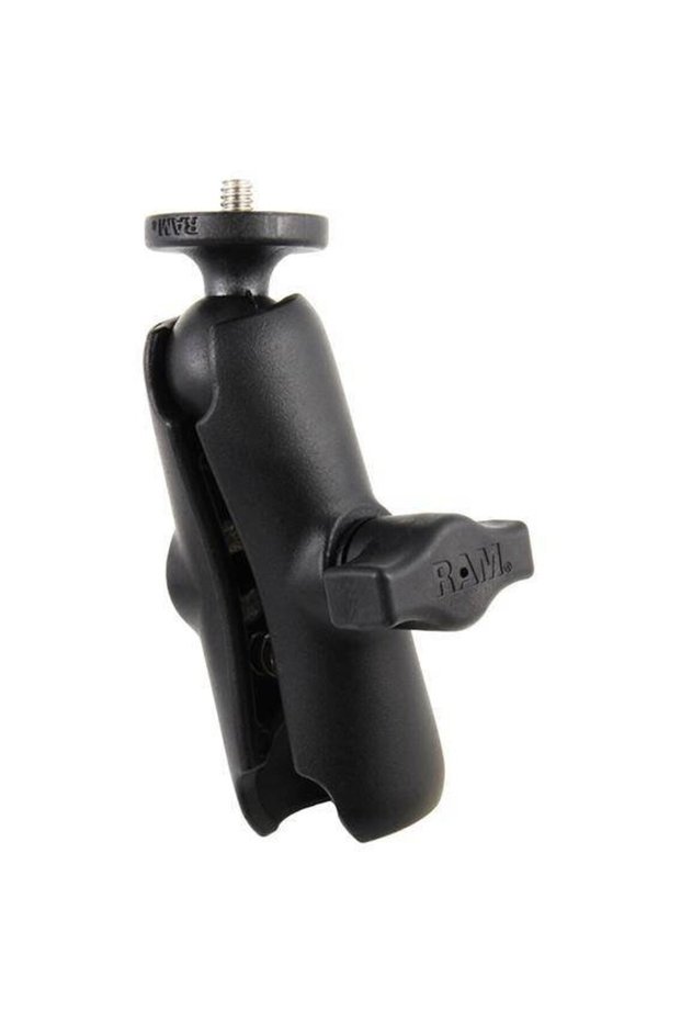RAM® Dual Socket Arm with 1/4"-20 Action Camera Adapter