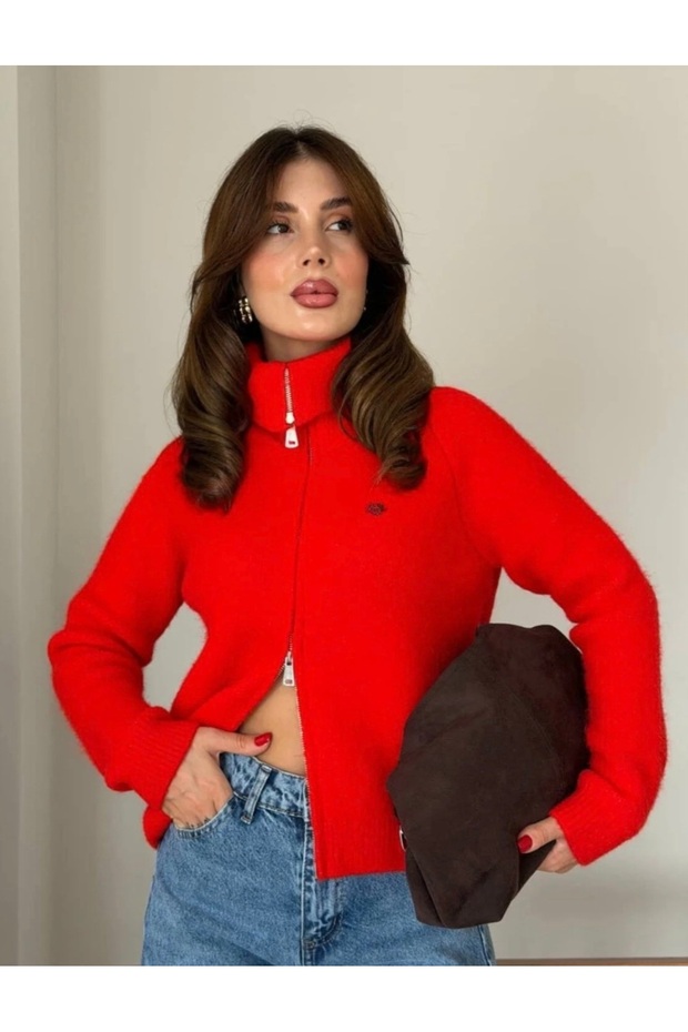 Double Zipper Cardigan