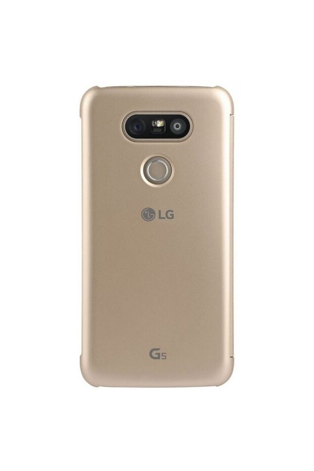 G5 (H850) - Husa tip "Quick Window View" - Auriu