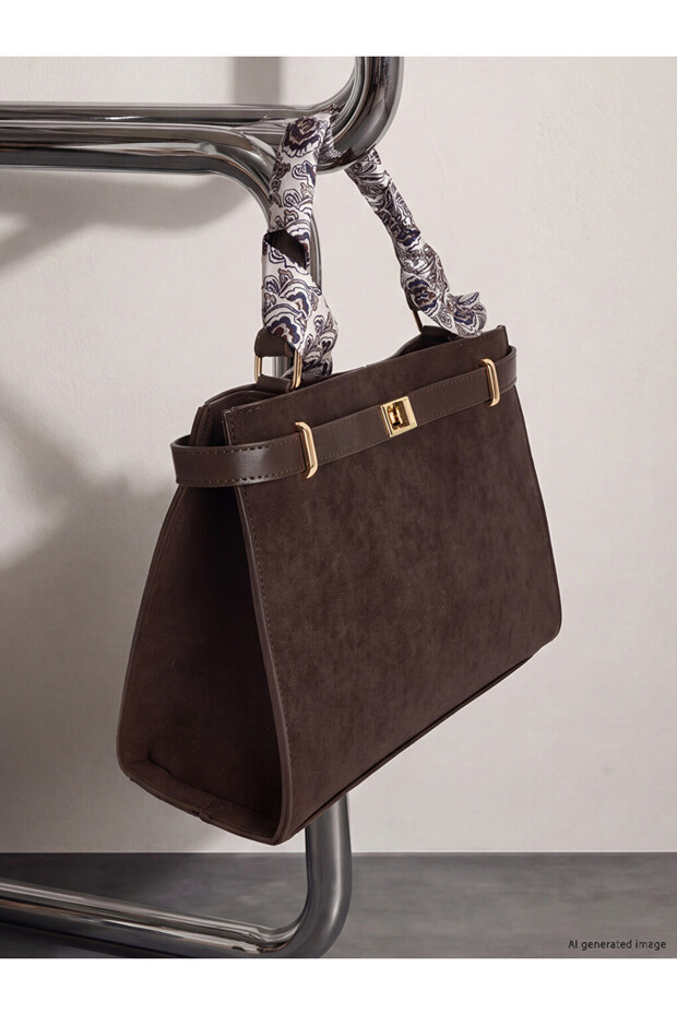 Shining Choices Suede Women's Shoulder Bag from Shining Store