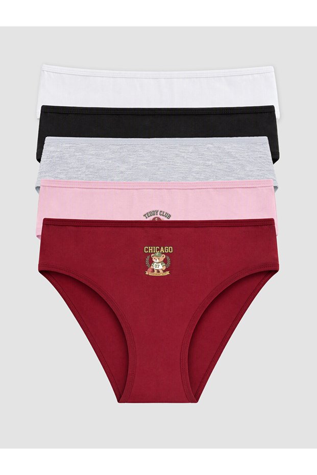 Esvab • Modern & Distinctive Printed Bikini Panties 5-Pack