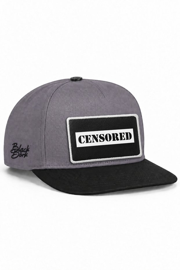 Censored Logo Black-Gray Hip Hop Hat