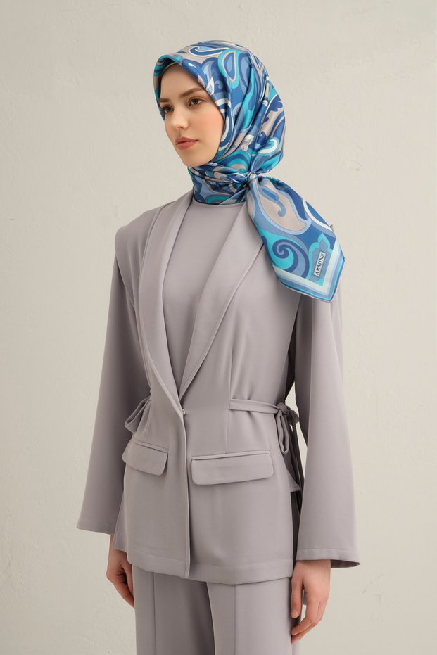 100% Sura Silk Scarf 9323D (S) (Nostalgia)-06