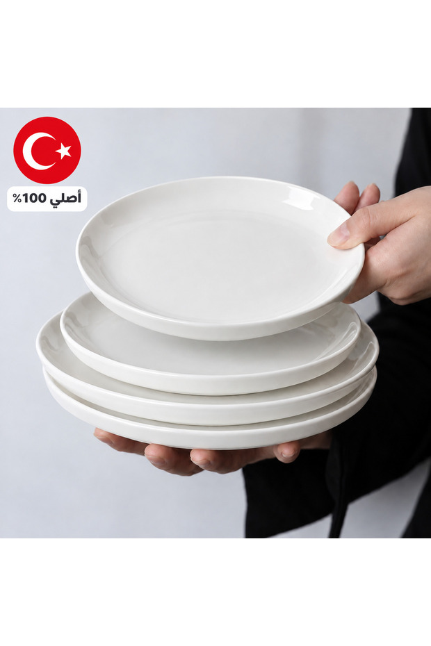 6 قطع — طبق مسطح إنت 28 سم من كوتاهيا