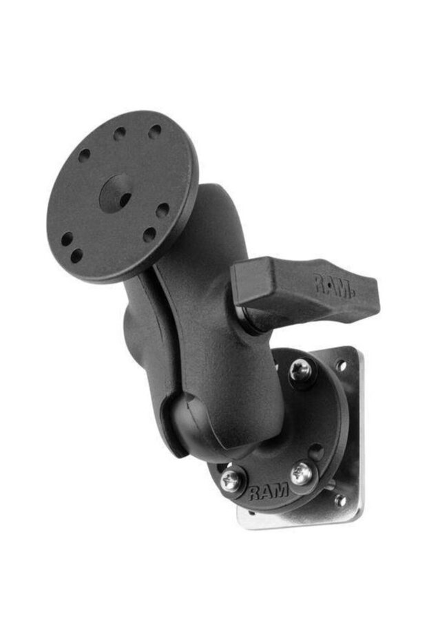 Ram® drill-down control panel support with support plate - short c size