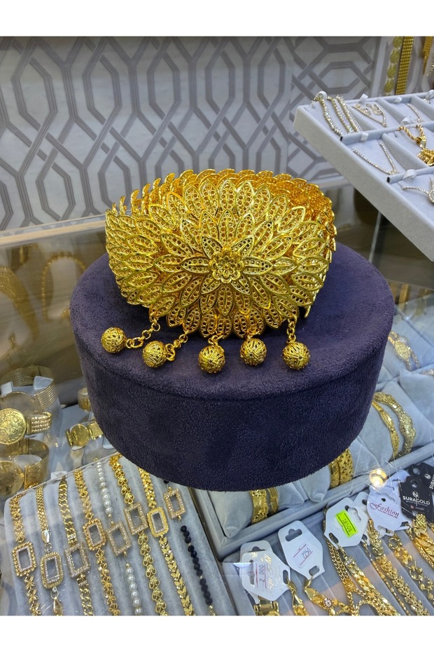 22 K ALTIN KAPLAMA EJDER KEMER