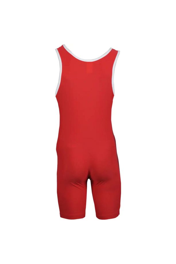 Boksshop Güreş Mayosu Tek Taraflı Güreş Mayosu Çocuk Yetişkin Boy Kırmızı 19010 - 2