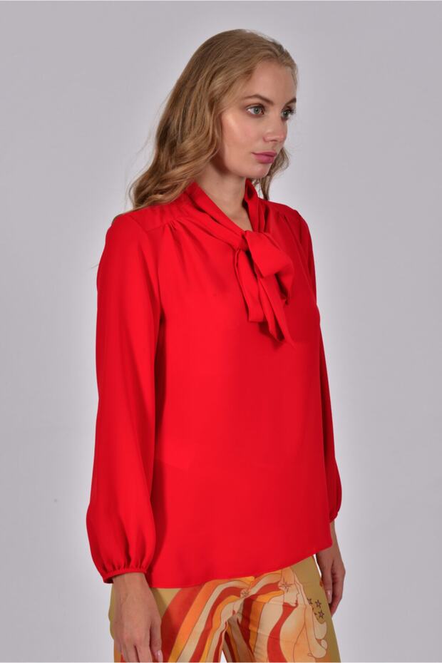 Kıravatlı Bluz - 3